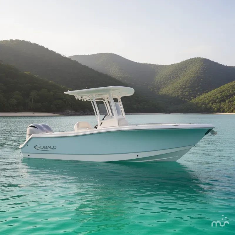 Slide: The Image of Robalo R230 Center Console 2026 - 2