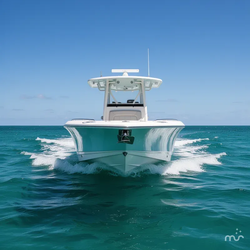 Slide: The Image of Robalo R300 Center Console 2026 - 2