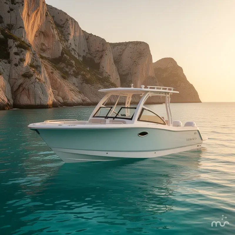 Slide: The Image of Robalo R257 Dual Console 2025 - 2