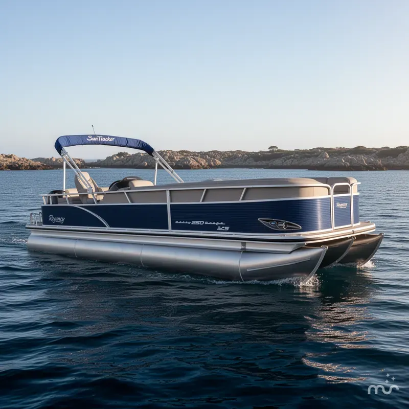 Slide: The Image of Regency Sun Tracker Party Barge 2012 - 0