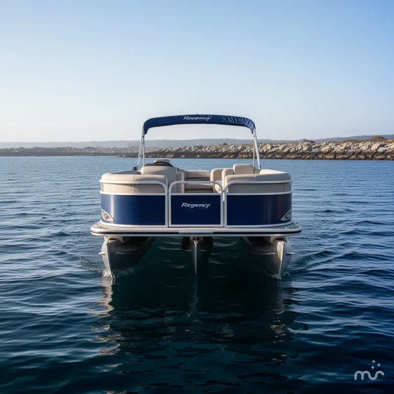 Slide: The Image of Regency Sun Tracker Party Barge 2012 - 1