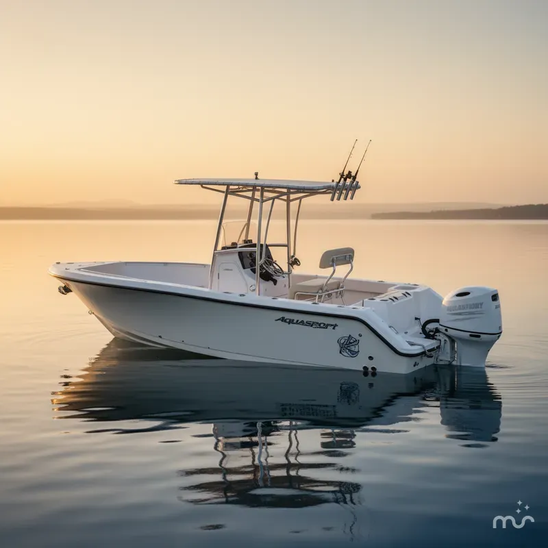 Slide: The Image of Aquasport 2200 Center Console 2024 - 0