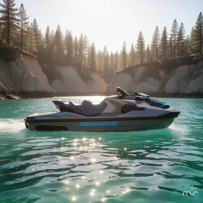 Slide: The Image of Sea-Doo GTX 300 Tech Package, Audio, iDF, iBR 2026 - 4