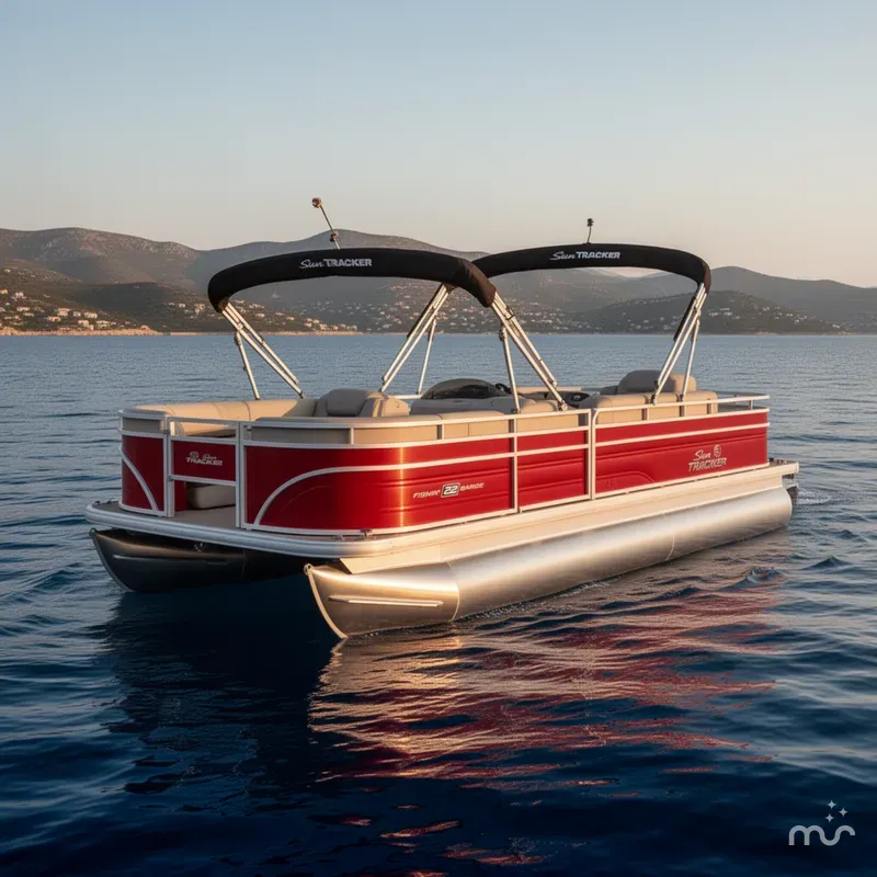 Slide: The Image of Sun Tracker Fishin' Barge 22 DLX 2026 - 3