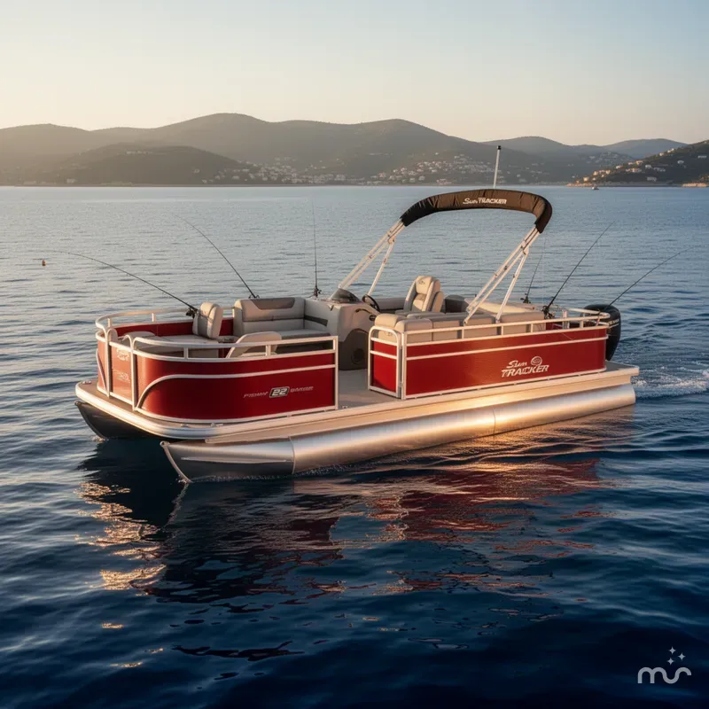 Slide: The Image of Sun Tracker Fishin' Barge 22 DLX 2026 - 4