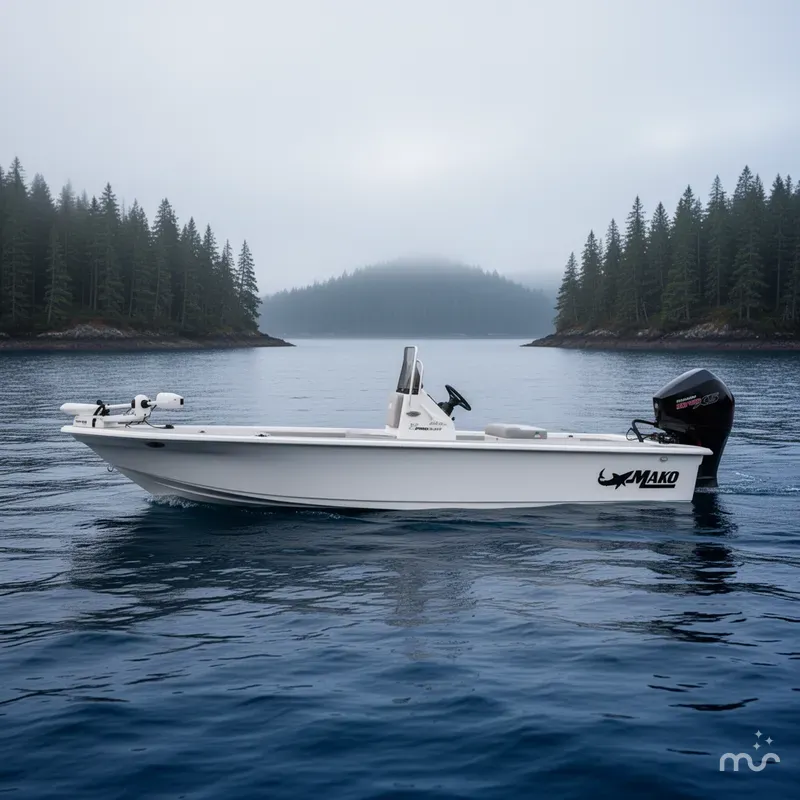 Slide: The Image of Mako 18 Pro Skiff 2026 - 2