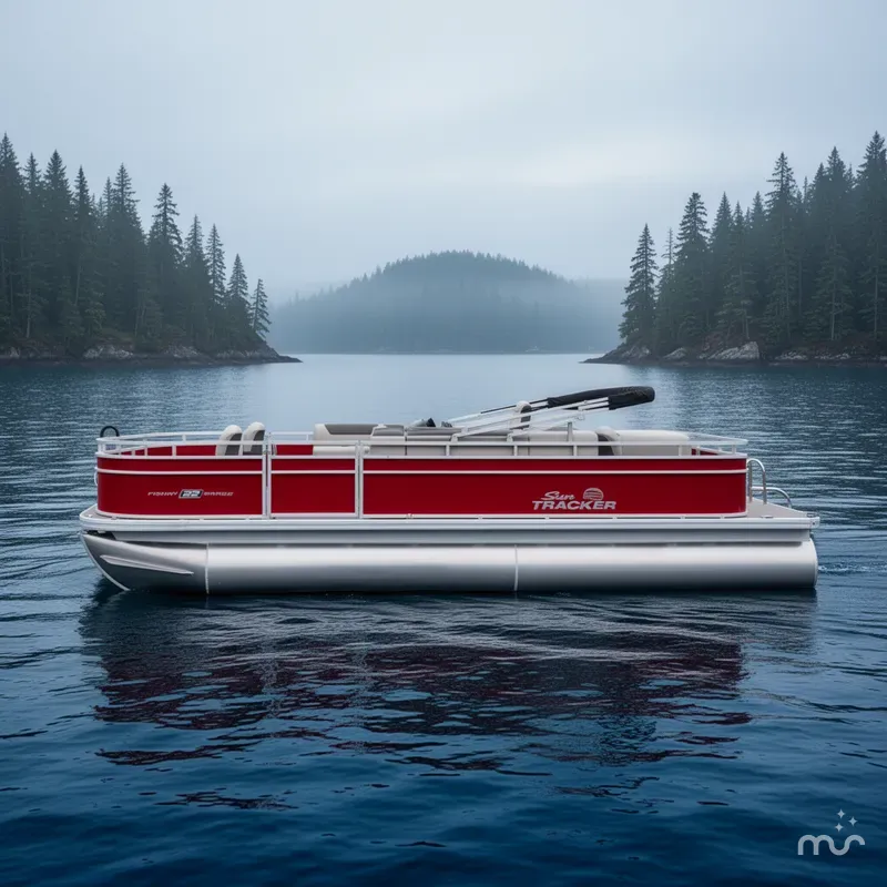 Slide: The Image of Sun Tracker Fishin' Barge 22 DLX 2026 - 2