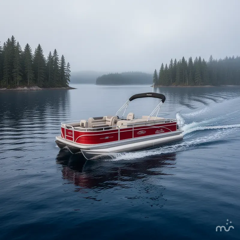 Slide: The Image of Sun Tracker Fishin' Barge 22 DLX 2026 - 4