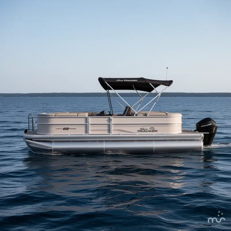 Slide: The Image of Sun Tracker Party Barge 22 XP3 2026 - 1