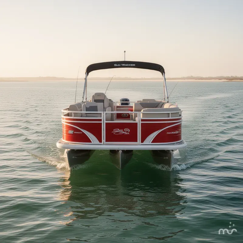 Slide: The Image of Sun Tracker Fishin' Barge 22 DLX 2026 - 1