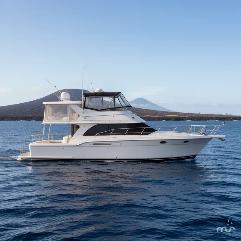 Slide: The Image of Carver Yachts 355 Aft Cabin Motor Yacht 1998 - 2