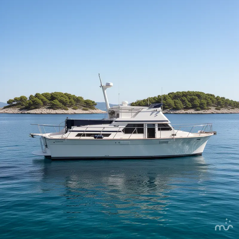 Slide: The Image of Tollycraft 40 Tri-Cabin Motor Yacht 1974 - 2