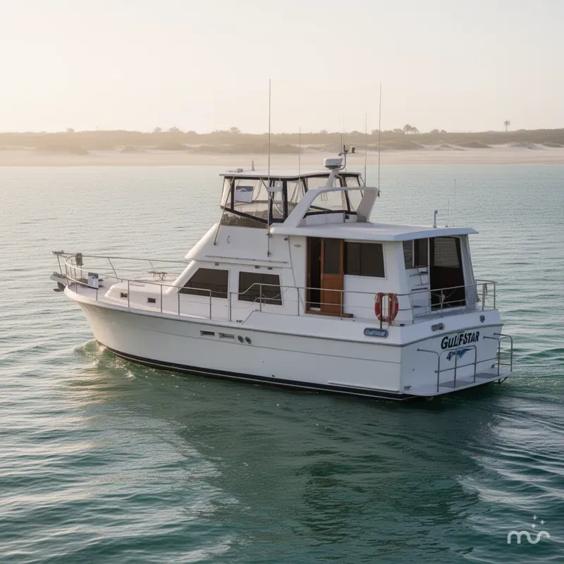 Slide: The Image of Gulfstar 44 Motor Yacht 1985 - 2