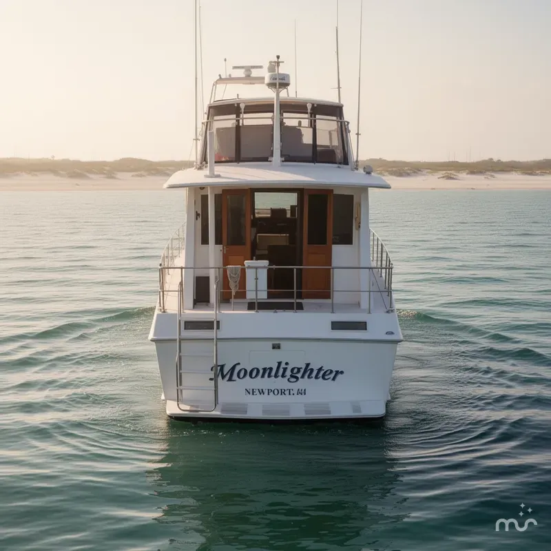 Slide: The Image of Gulfstar 44 Motor Yacht 1985 - 3