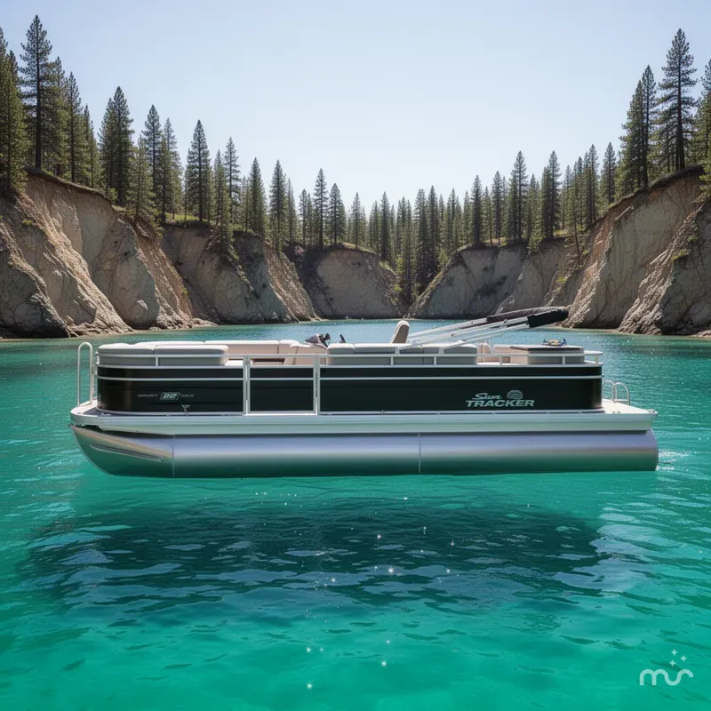 Slide: The Image of Sun Tracker SportFish 22 DLX 2026 - 2
