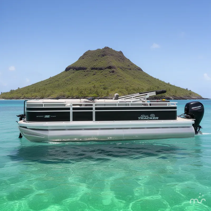 Slide: The Image of Sun Tracker SportFish 22 DLX 2026 - 2