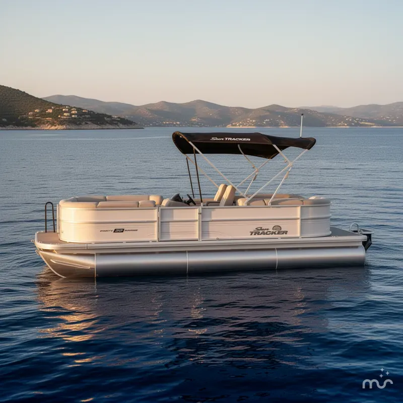 Slide: The Image of Sun Tracker Party Barge 22 XP3 2026 - 2