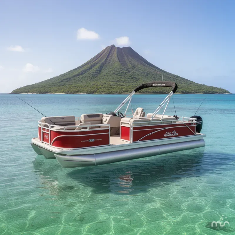 The Image of Sun Tracker Fishin' Barge 22 DLX 2026 - 0