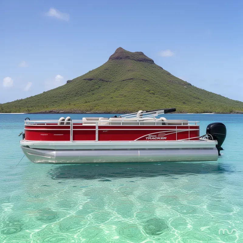 Slide: The Image of Sun Tracker Fishin' Barge 22 DLX 2026 - 2