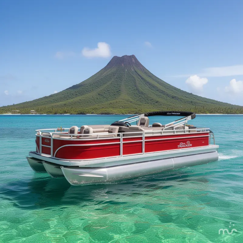 Slide: The Image of Sun Tracker Fishin' Barge 22 DLX 2026 - 4