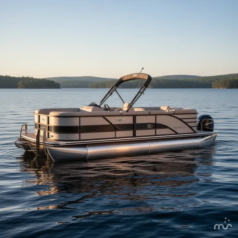 Slide: The Image of Bentley Pontoons Legacy 223 Swingback 2026 - 2
