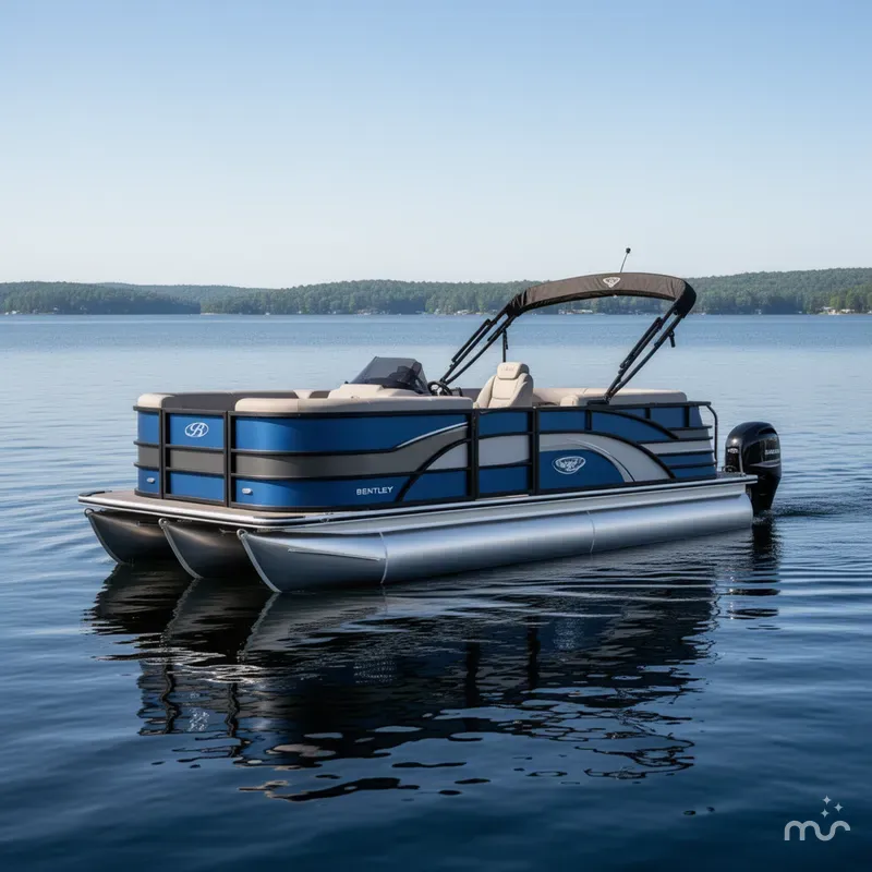 Slide: The Image of Bentley Pontoons Legacy 223 Swingback 2026 - 1