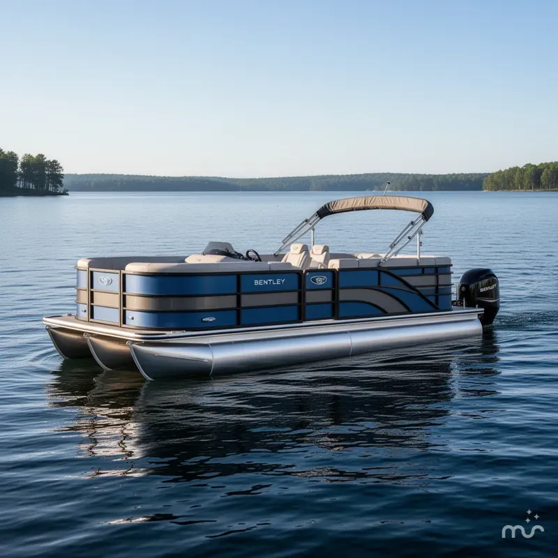 Slide: The Image of Bentley Pontoons Legacy 223 Swingback 2026 - 2