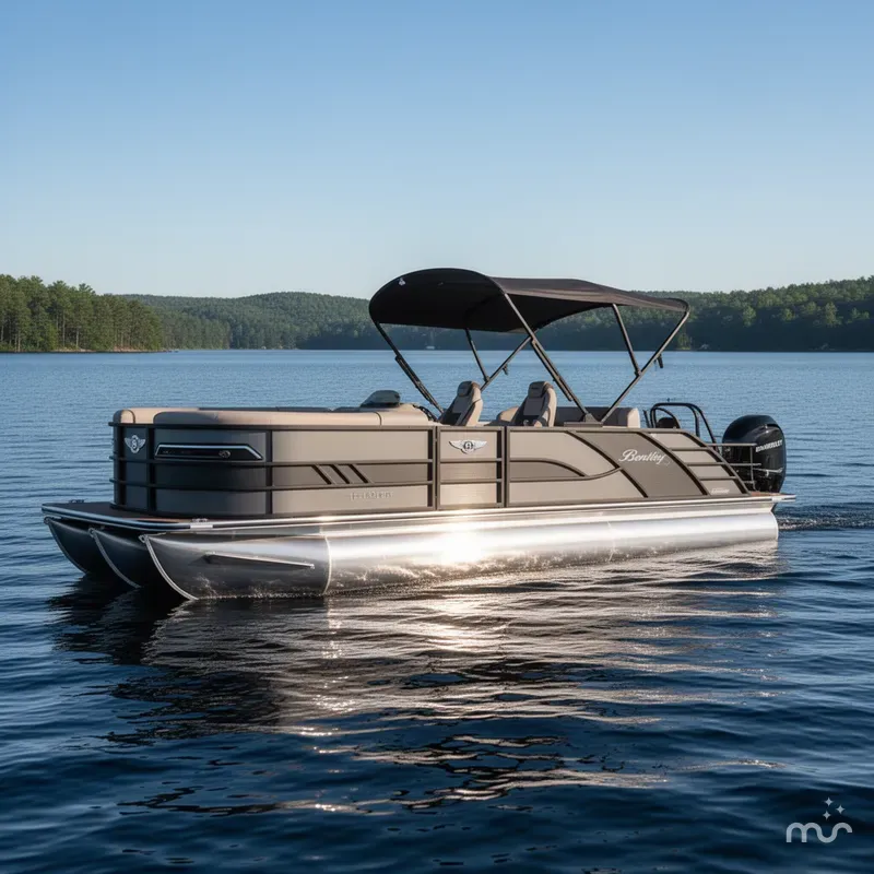 Slide: The Image of Bentley Pontoons Elite 223 Swingback 2026 - 2