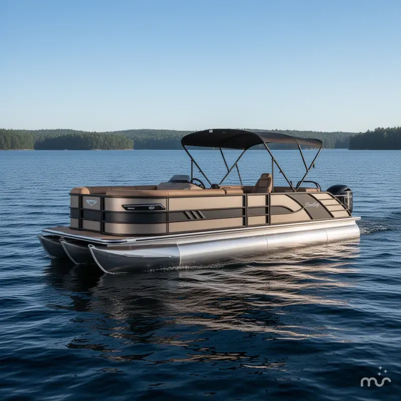 Slide: The Image of Bentley Pontoons Elite 253 Swingback 2026 - 2