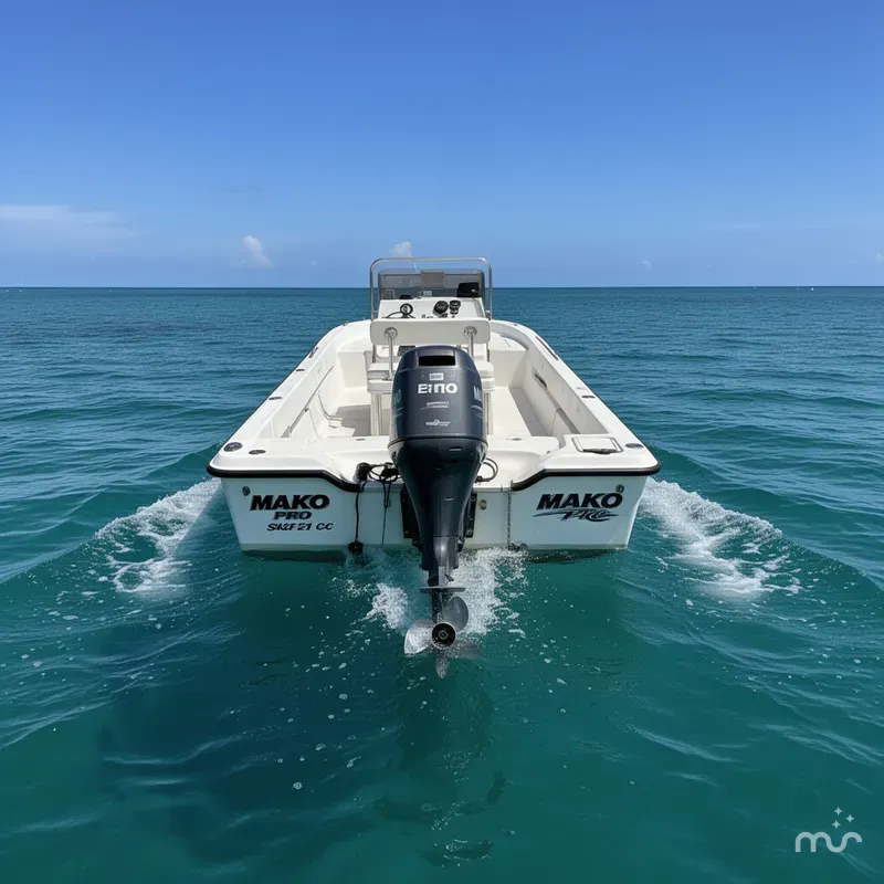 Slide: The Image of Mako Pro Skiff 21 CC 1999 - 2