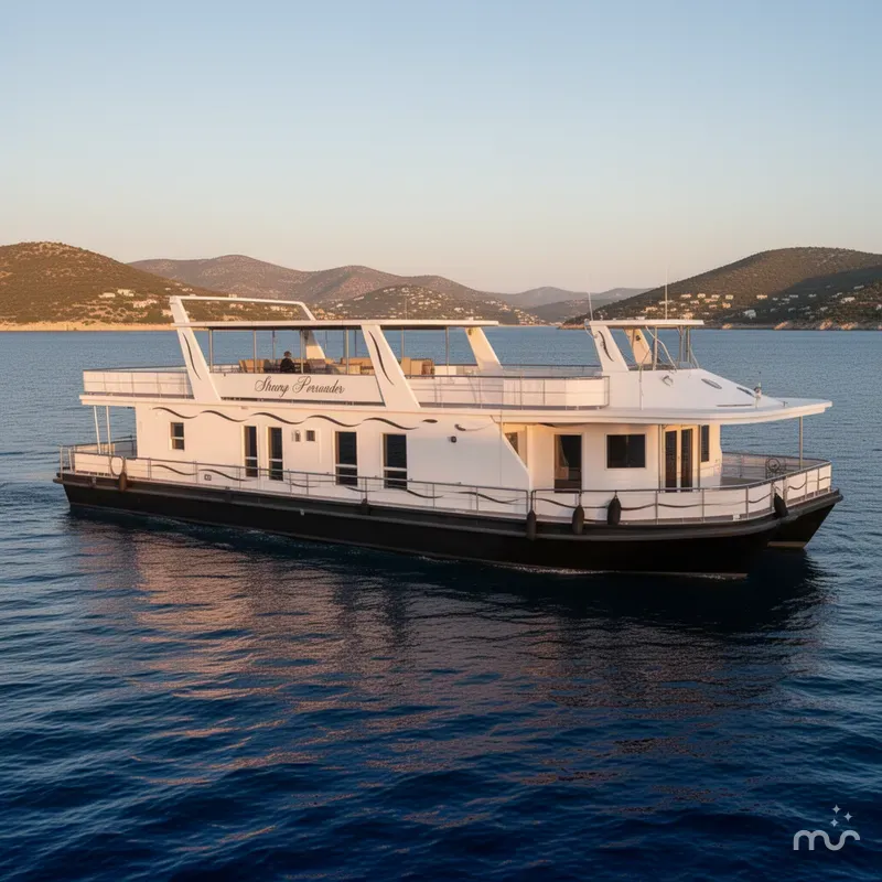 Slide: The Image of Sharpe 18x90 Houseboat 2007 - 0