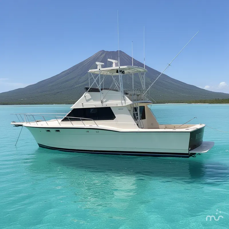 Slide: The Image of Hatteras 36 Convertible 1985 - 2