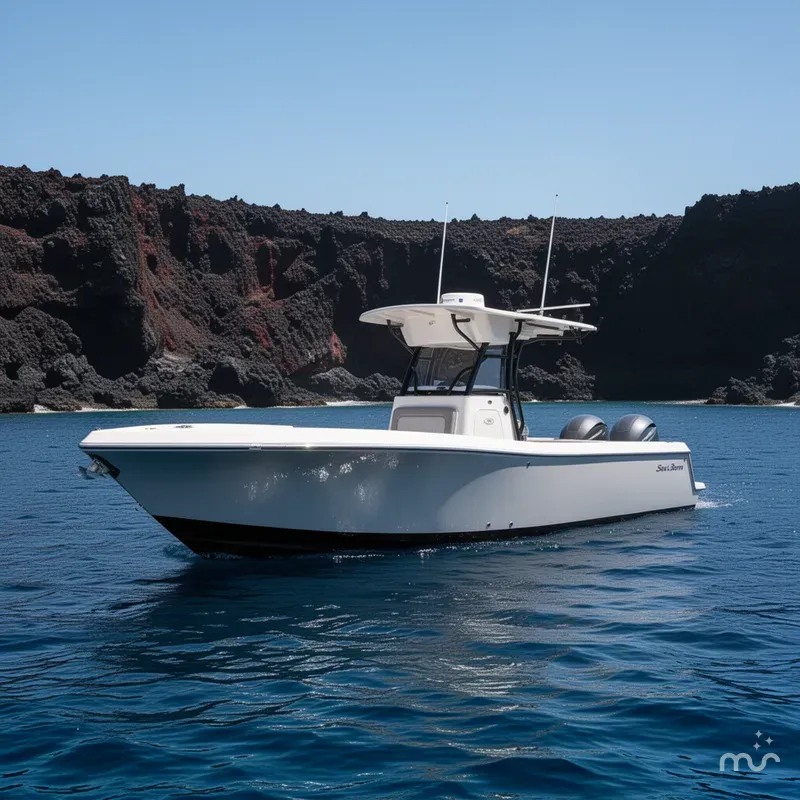 Slide: The Image of Sea Born LX26 Center Console 2026 - 2