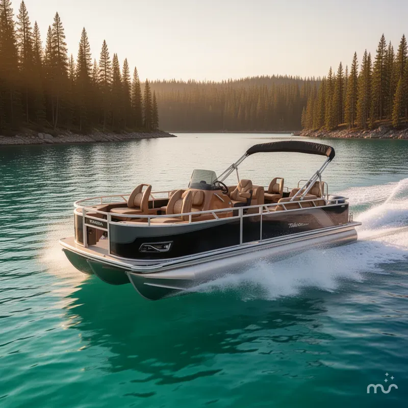 Slide: The Image of Tahoe Sport 2385 Center Console Fish Tritoon & Honda 4-Stroke EFI 2026 - 2