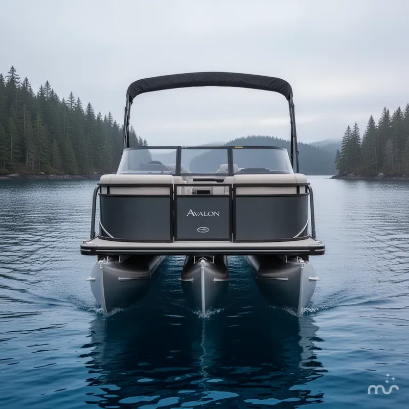 Slide: The Image of Avalon LSZ 23' Elite Windshield Triple-Toon 2026 - 1