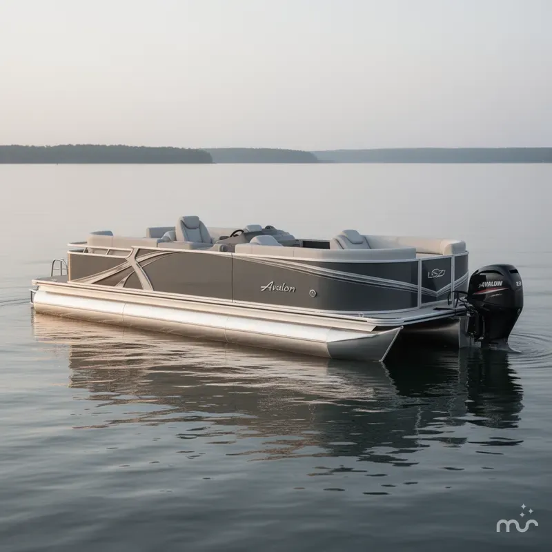 Slide: The Image of Avalon LSZ 23' Quad Lounge Triple-Toon 2026 - 0