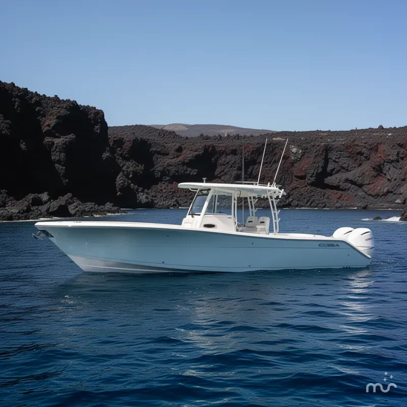 Slide: The Image of Cobia 320 Center Console 2026 - 2