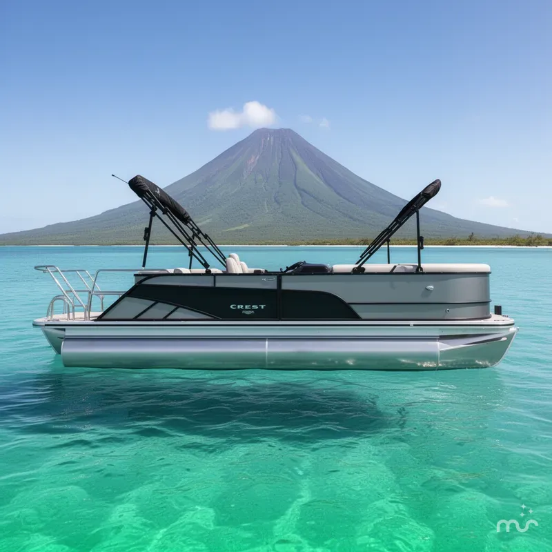 Slide: The Image of Crest Conquest 235 SLSC Tritoon 2026 - 2