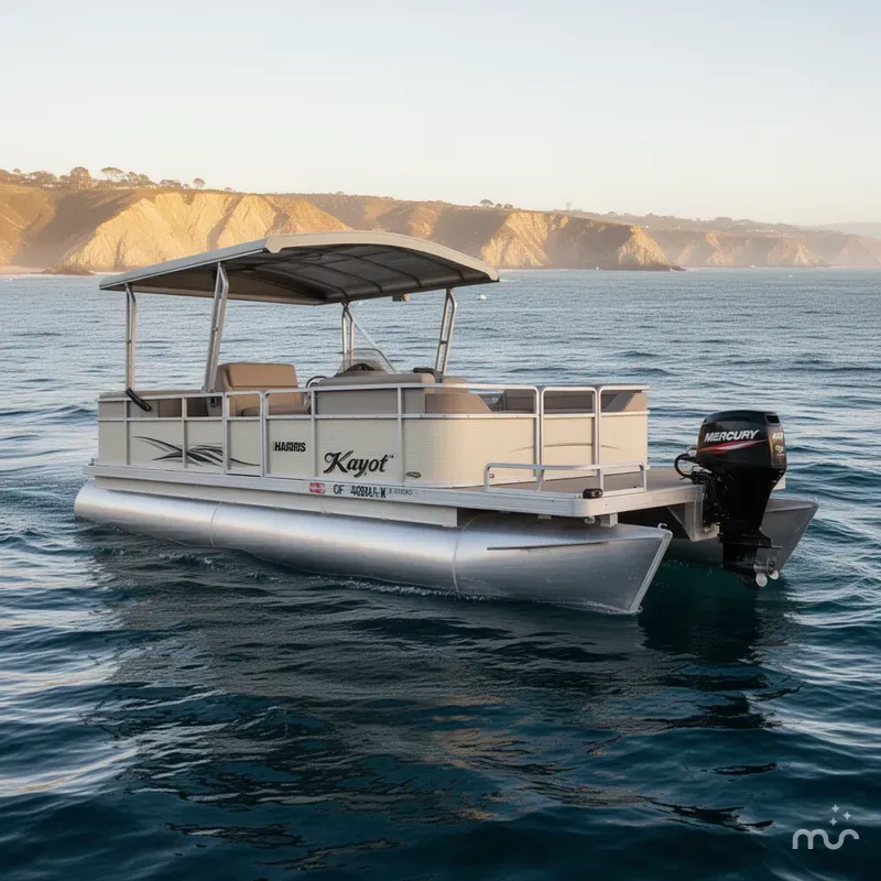 Slide: The Image of Harris Kayot w/ Brand New 40HP Mercury 4-Stroke! 1989 - 0