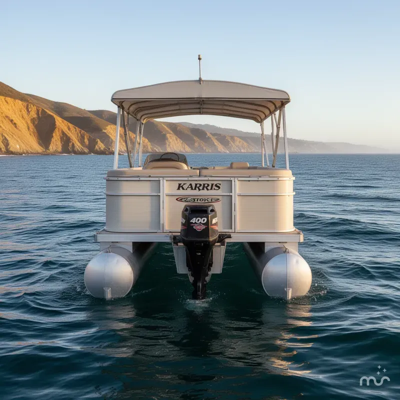 Slide: The Image of Harris Kayot w/ Brand New 40HP Mercury 4-Stroke! 1989 - 2