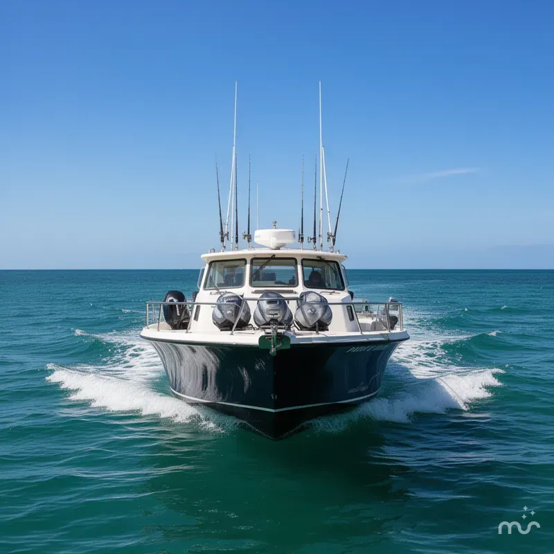 Slide: The Image of Parker Marine 2520 Deep Vee Sport Cabin 2001 - 2