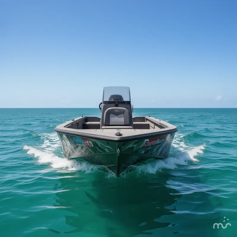 Slide: The Image of Reaper Boats 553 STEP TRANSOM 2026 - 2