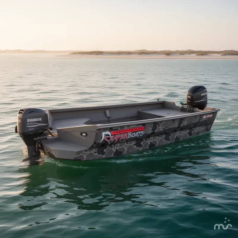 Slide: The Image of Reaper Boats 553 STEP TRANSOM 2026 - 1