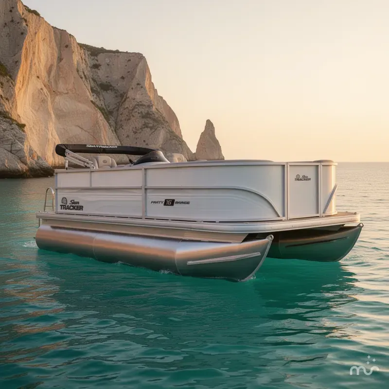 The Image of Sun Tracker Party Barge 16 DLX 2026 - 0