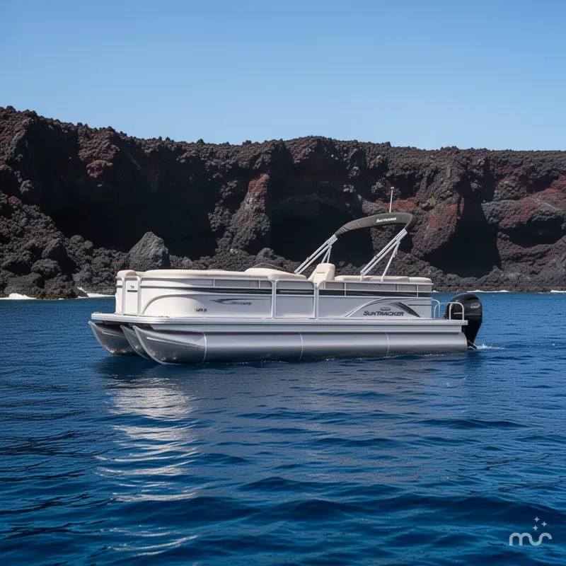 Slide: The Image of Sun Tracker Party Barge 22 XP3 2026 - 2