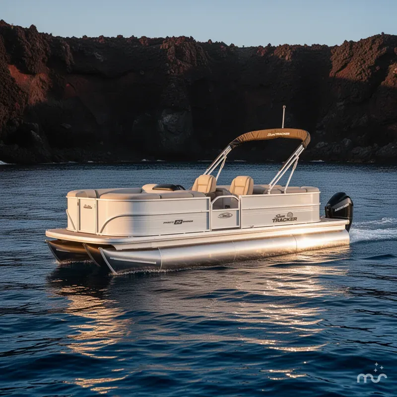 Slide: The Image of Sun Tracker Party Barge 22 XP3 2026 - 4