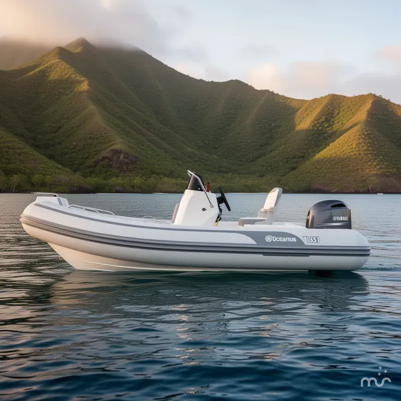 Slide: The Image of AB Oceanus 13 VST with Yamaha 60HP 2024 - 2