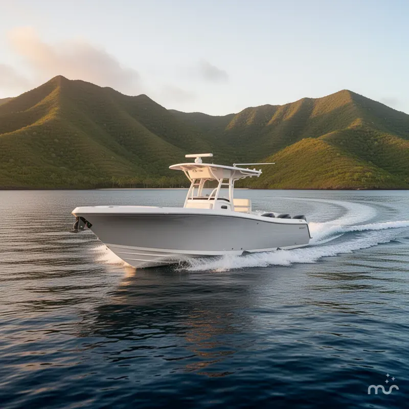 Slide: The Image of Sea Born LX26 Center Console 2023 - 2