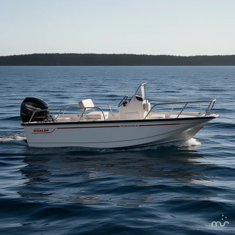 Slide: The Image of Boston Whaler 150 Montauk 2026 - 0