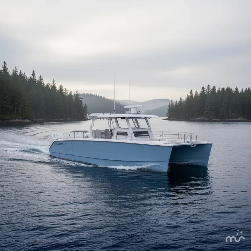 Slide: The Image of Invincible 40 Catamaran 2024 - 4